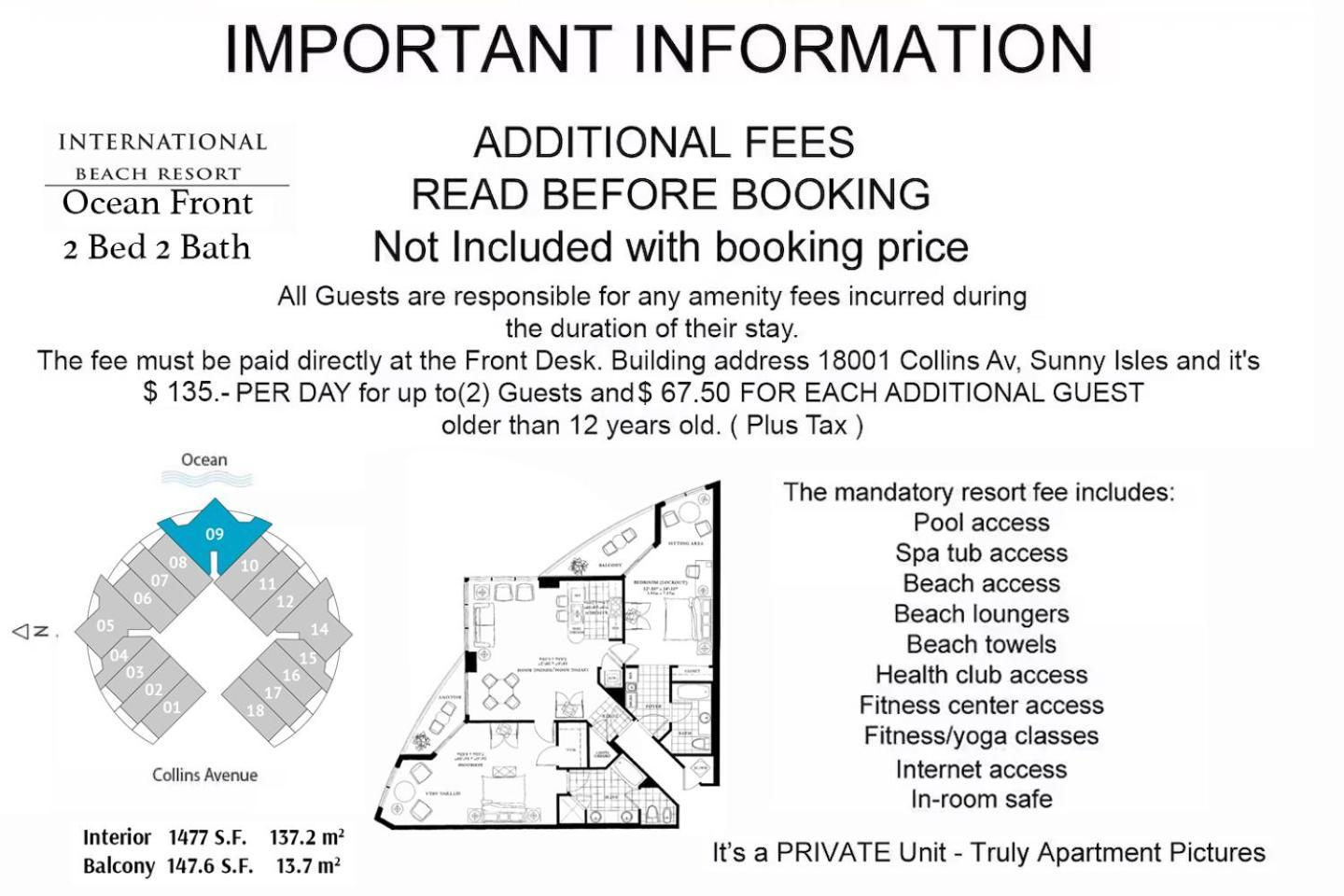 Trump Intl 2 Bedroom Apartment 1600 Sqf Ocean Front 迈阿密海滩 外观 照片